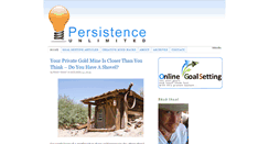 Desktop Screenshot of persistenceunlimited.com