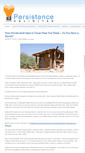 Mobile Screenshot of persistenceunlimited.com
